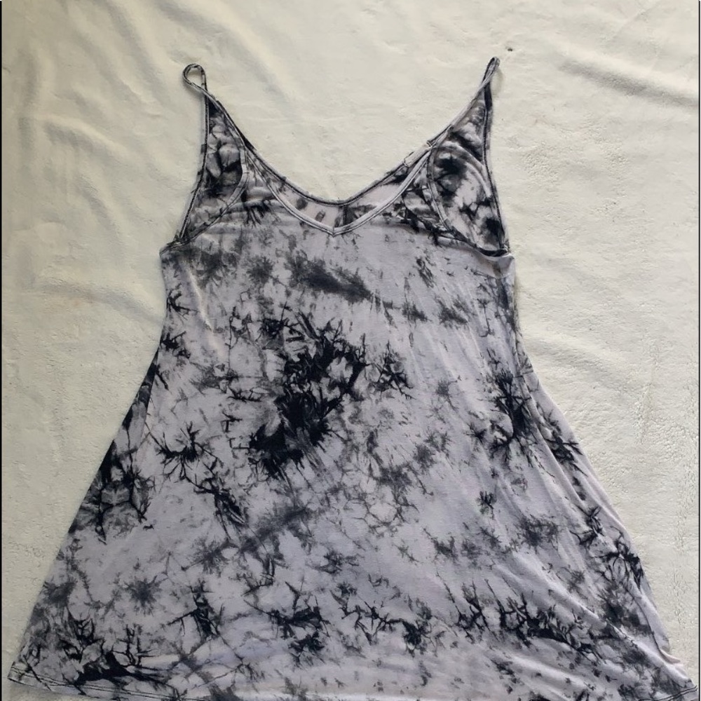 Dress and a swimsuit cover up